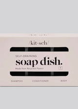 Self-Draining Soap Dish