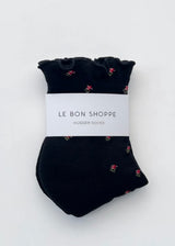 Petal Ruffle Hugger Sock
