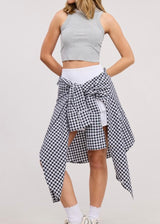 *Pre-order mid sept Aviana Gingham Blouse