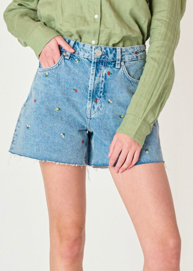 Frayed Hem Shorts