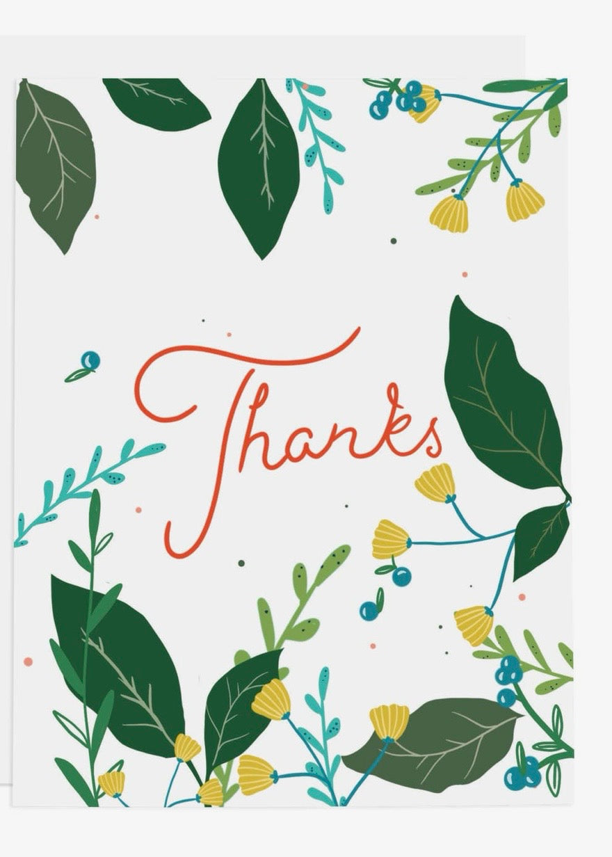 Thanks Flowers Card