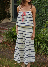 Sailor Tie Crop Top