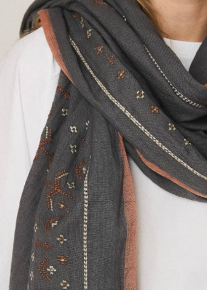 Embroidered Scarf