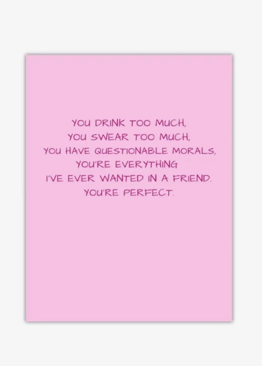 You're Perfect Card