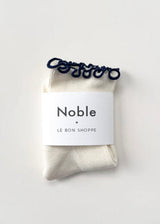 The Petite Ruffled Modal Sock