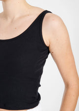 Ribbed Fitted Tank Top