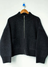 Alpaca Zip Front Jacket