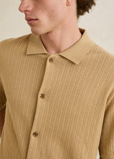Textured Knit SS Shirt