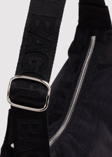 Medium Nylon Crescent Bag - Studs