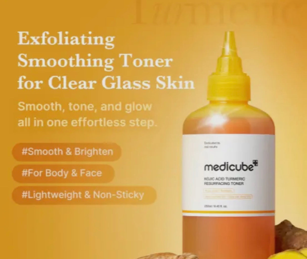Medicube Kojic Acid Turmeric Resurfacing Toner