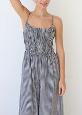 Gingham Wide Fit Jumpsuit