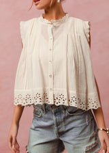 Sonya Pleated Top