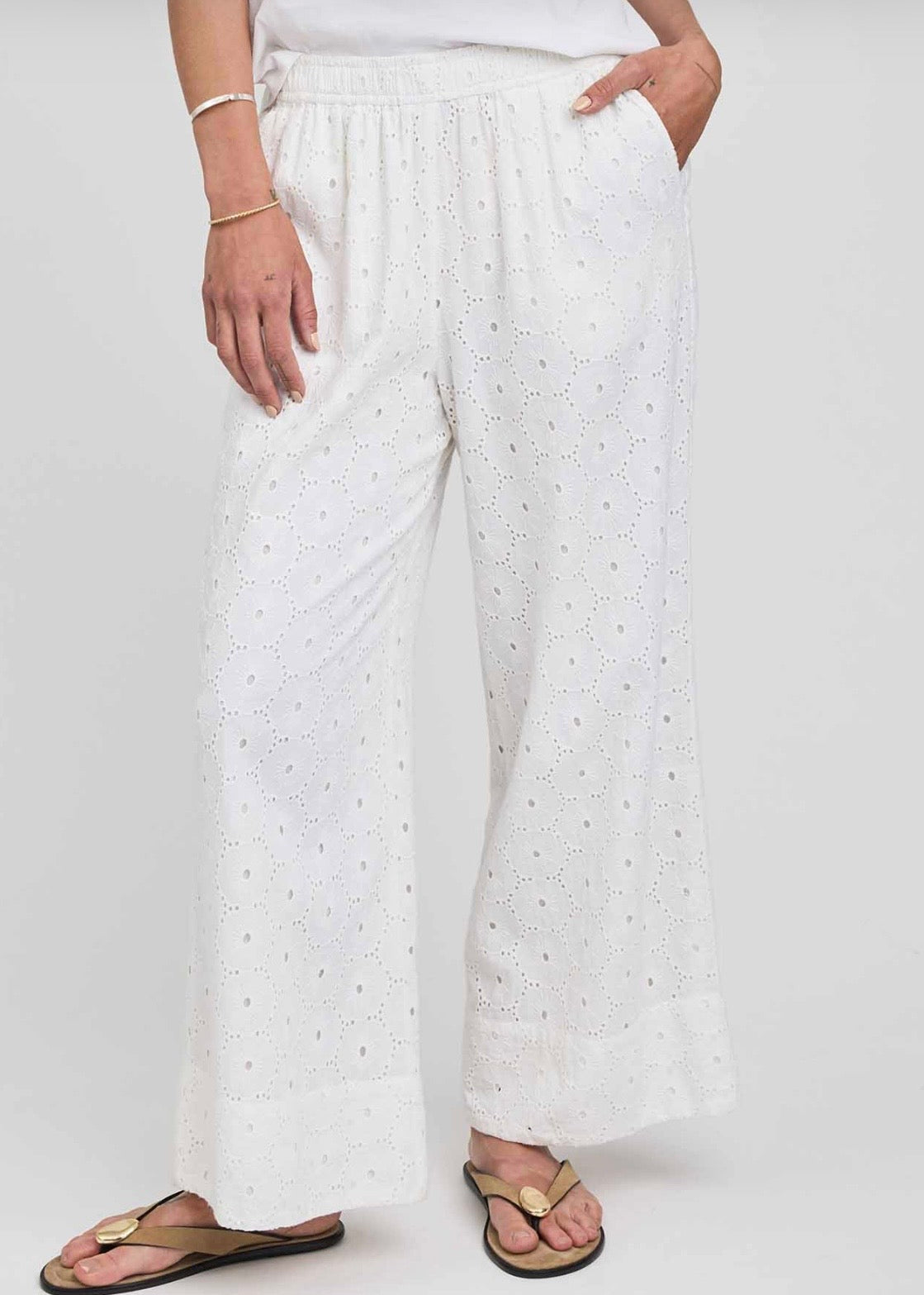 Martina Eyelet Pants