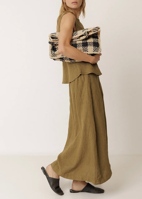 Long Linen Skirt