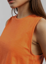 Slub Jersey Sleeveless Top