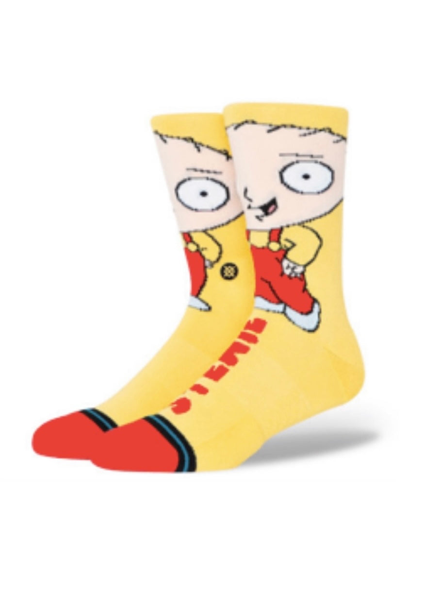 Family Guy Stewie Crew Socks – Red Ribbon