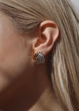 Cleo Two-Toned Studs