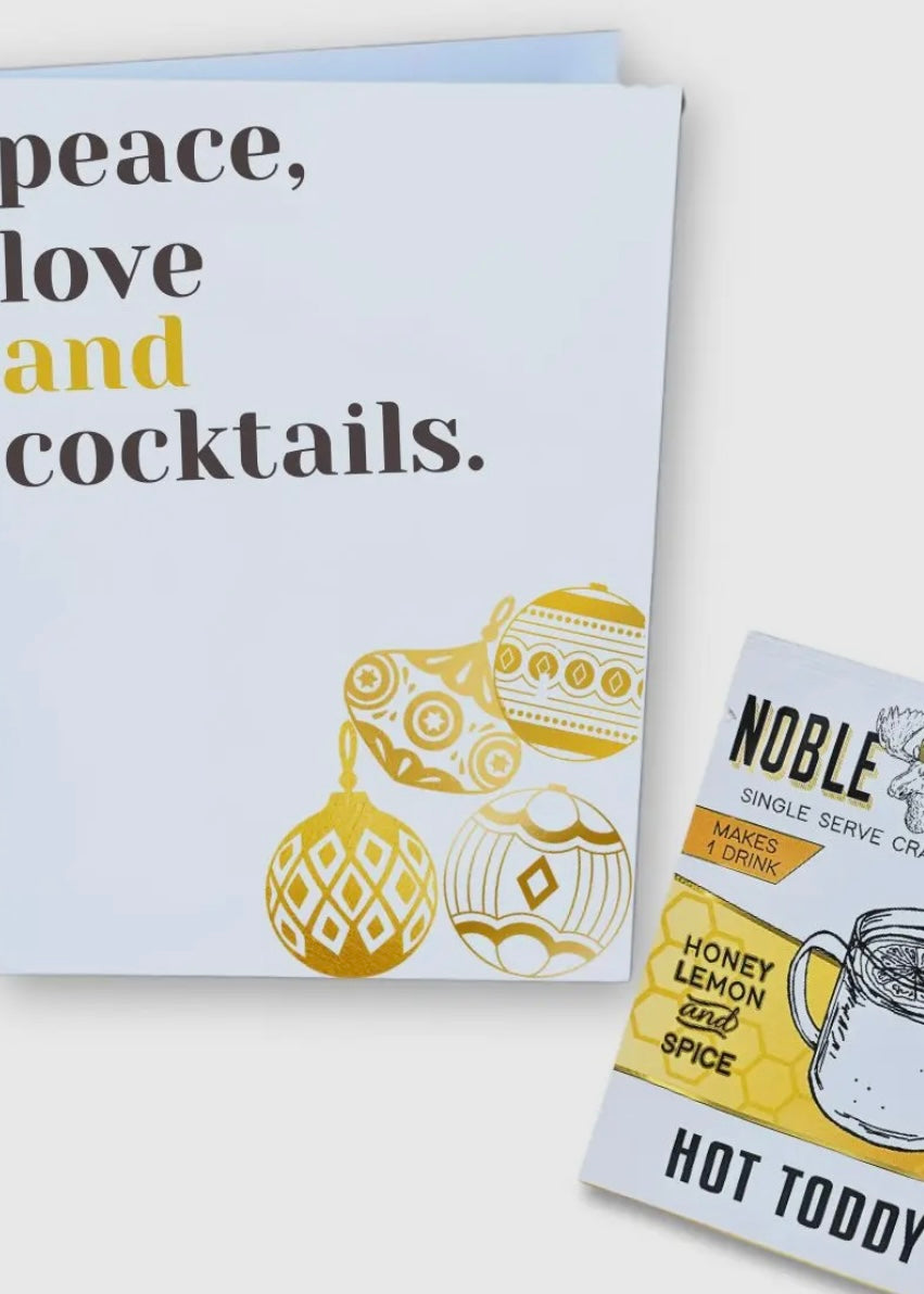 Peace Love Card + Hot Toddy