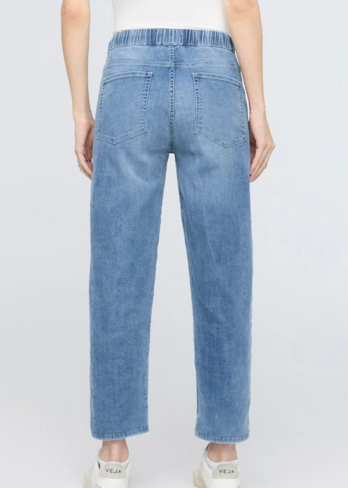 Performance Denim Crop Lite Harbour Pant - Light Stone