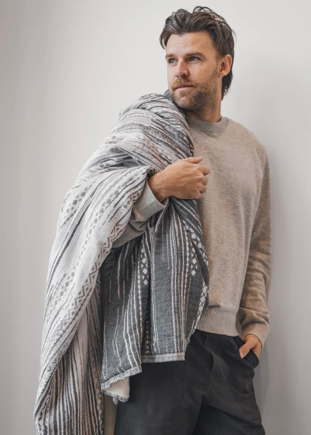 THE CHARA | Fleece Lined Throw