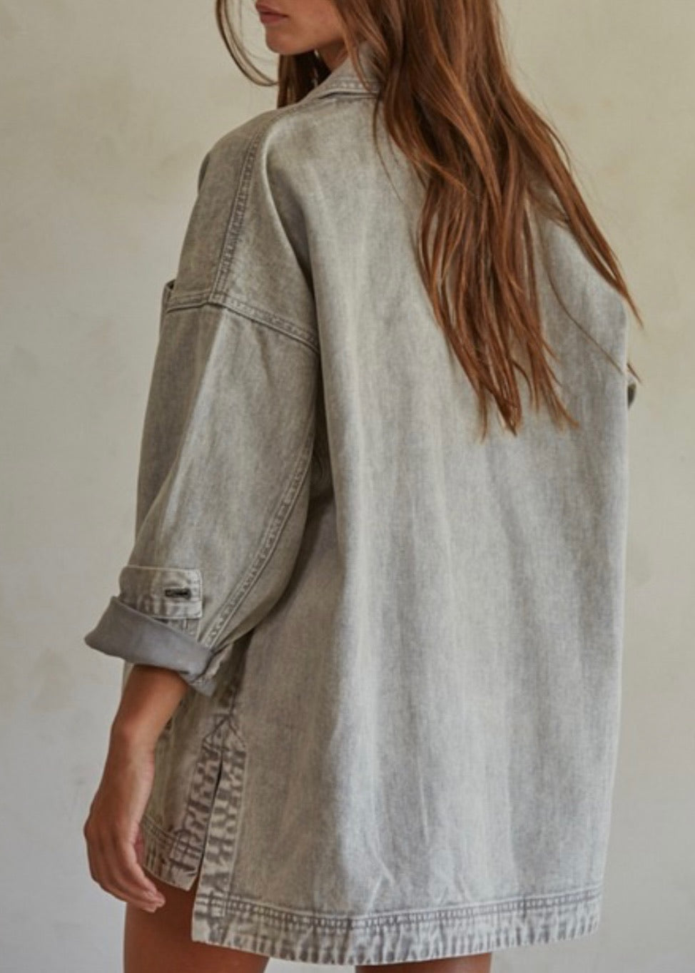 Harper Washed Grey Jacket
