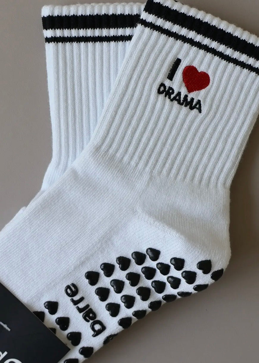 I Love Drama Grip Socks