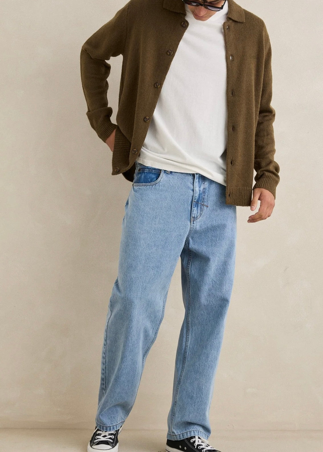 Mohair Button Up Knit