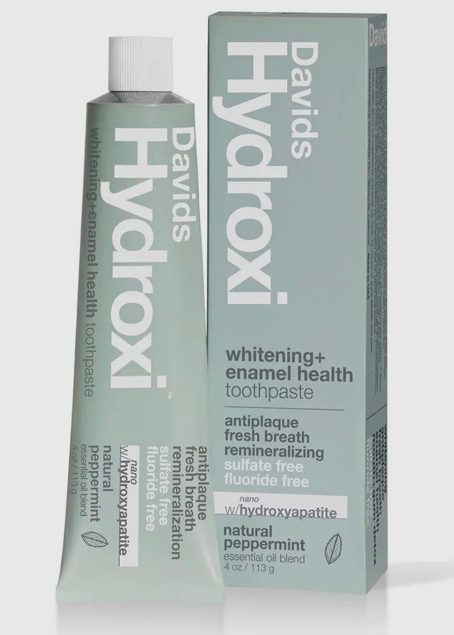 Davids Hydroxi™ Whitening+Enamel Health Nano Hydroxyapatite Premium Toothpaste / Peppermint