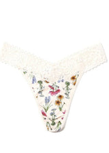 Signature Lace Printed Thong
