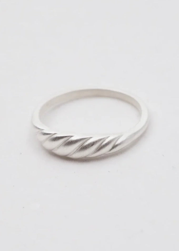 Meridian Signet Ring in Sterling Silver