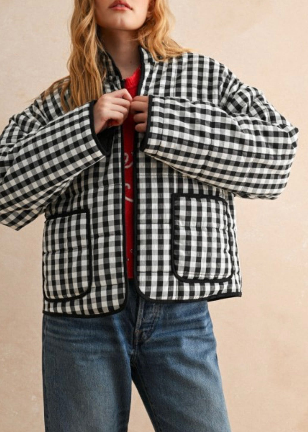 Pre-order Amara Gingham Jacket
