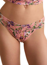 Printed Signature Lace® Thong