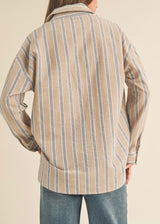 Mindy Stripe Button Down Shirt