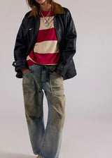 Classic Crew Wide Stripe