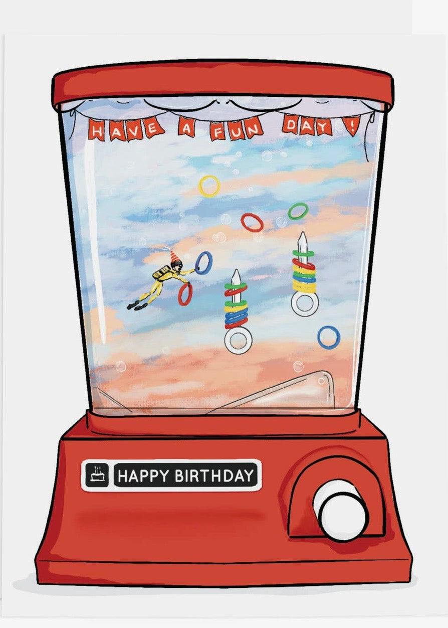 Scuba Hoops Card