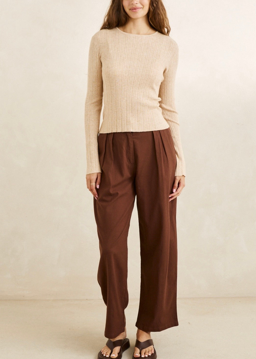 Essential Long Sleeve Knit Top