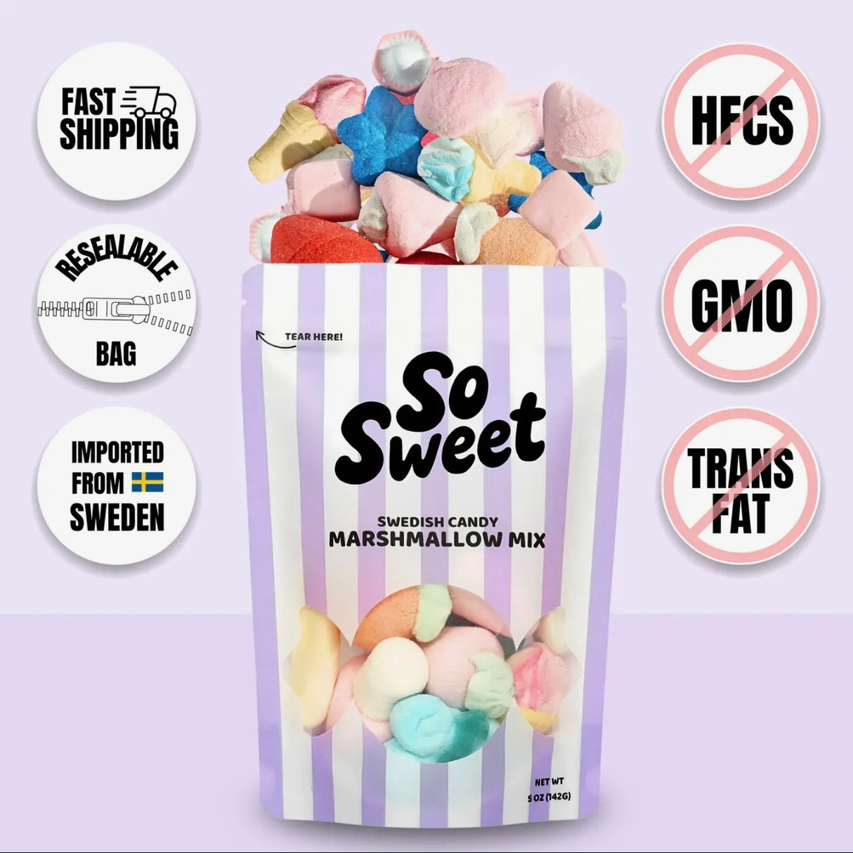 Swedish Candy Marshmallow Mix (5oz)