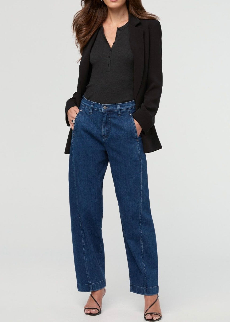 Performance Denim+ High Rise Barrel