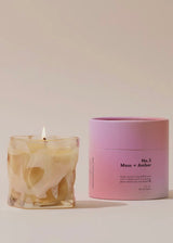 No. 3 Moss + Amber Candle