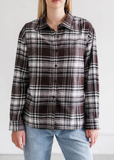 Oversized Plaid Button Up