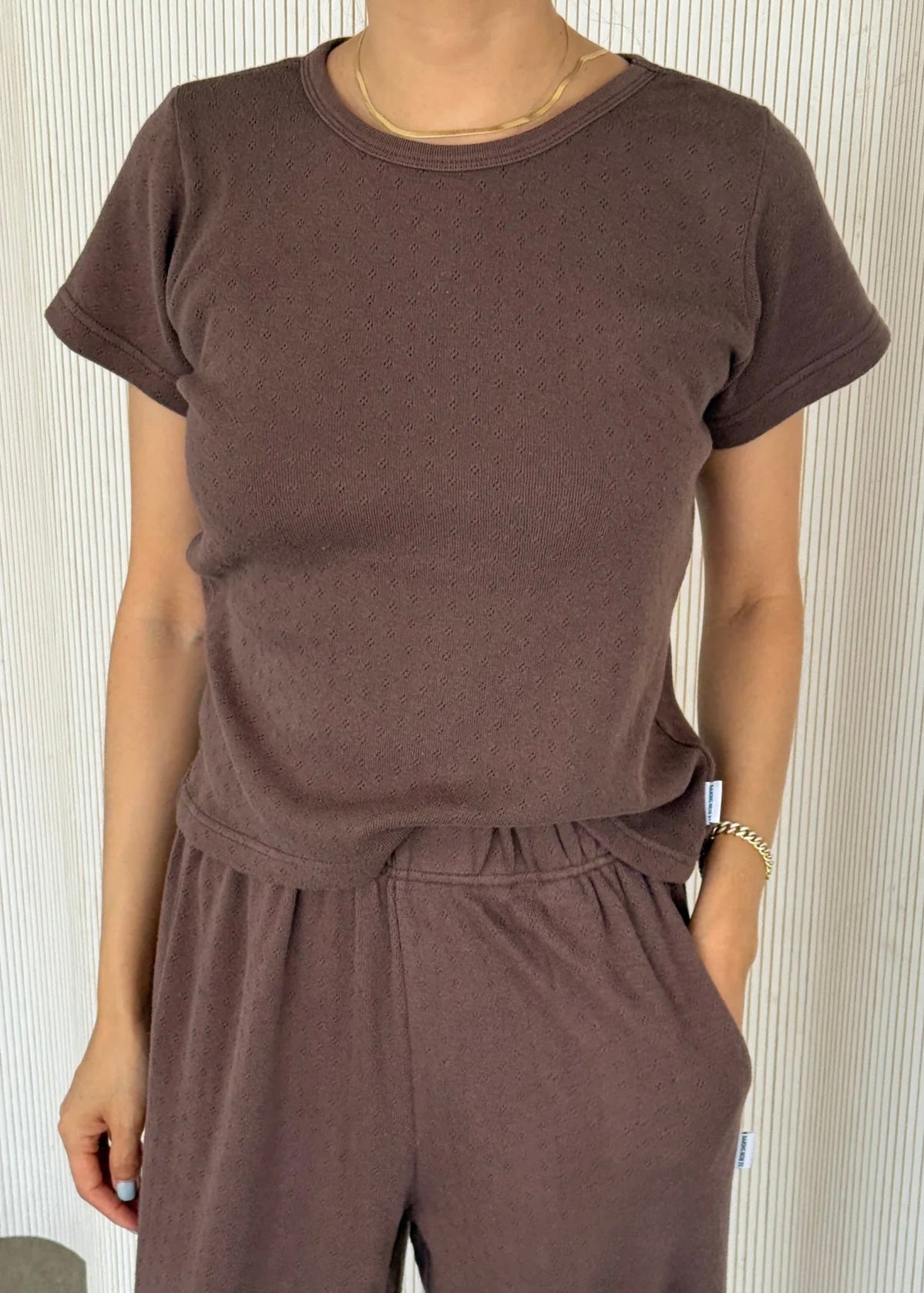 Pointelle Babe T-Shirt