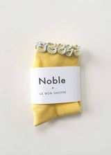 The Petite Ruffled Modal Sock
