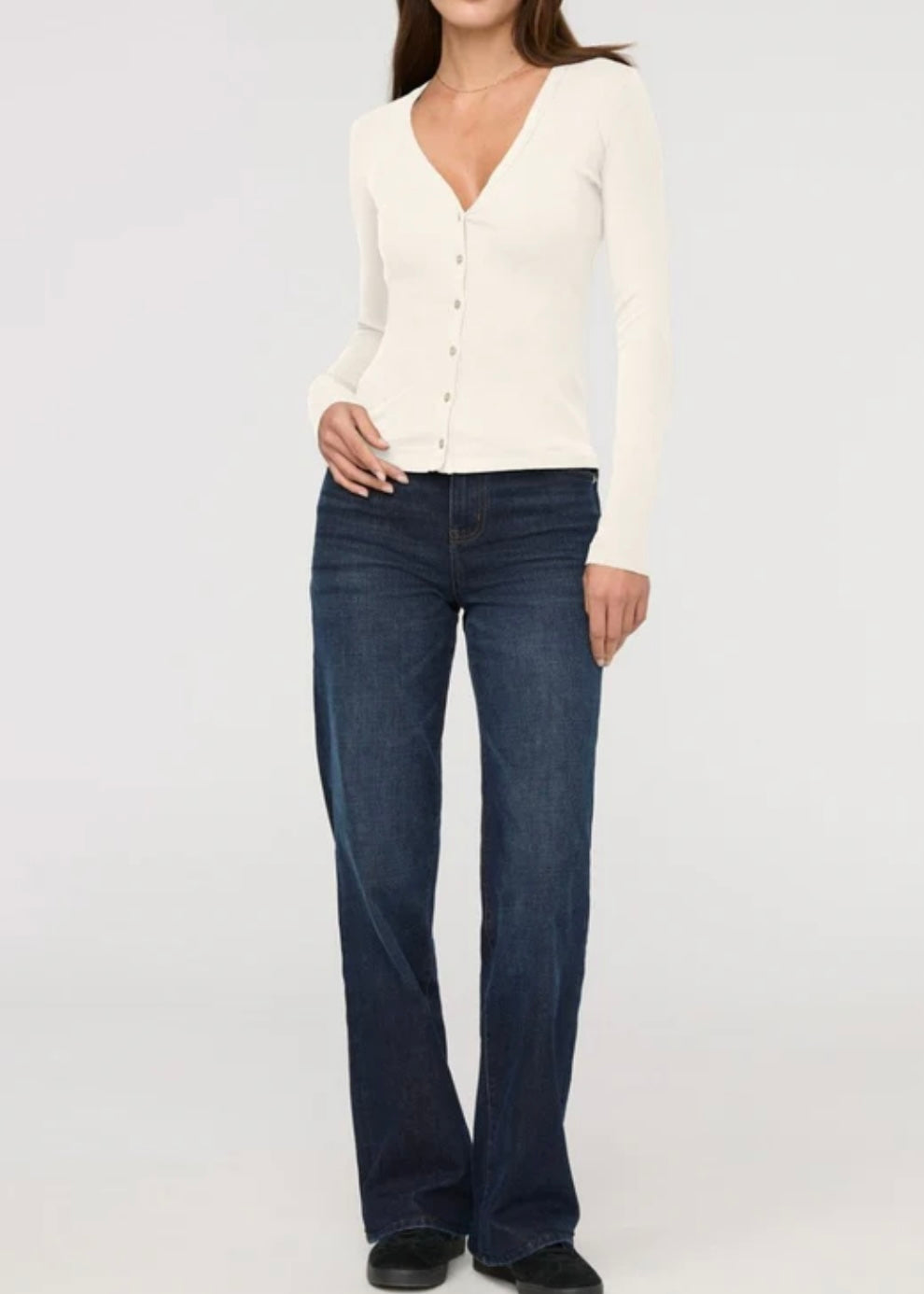 Ribbed Pima Fitted Button Down