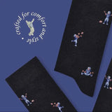 The Furious Football Player Socks