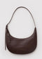 Medium Recycled Leather Flat Crescent