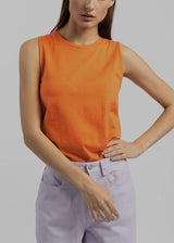 Slub Jersey Sleeveless Top