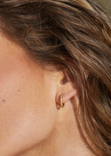 Tiny Gold Hoops