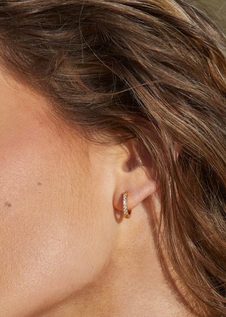 Tiny Gold Hoops