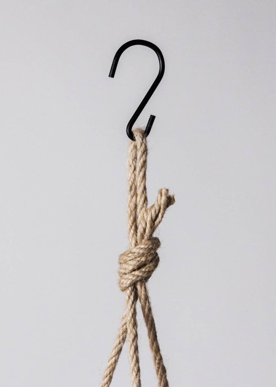12" Rounded Signature Stone Hanging Planter