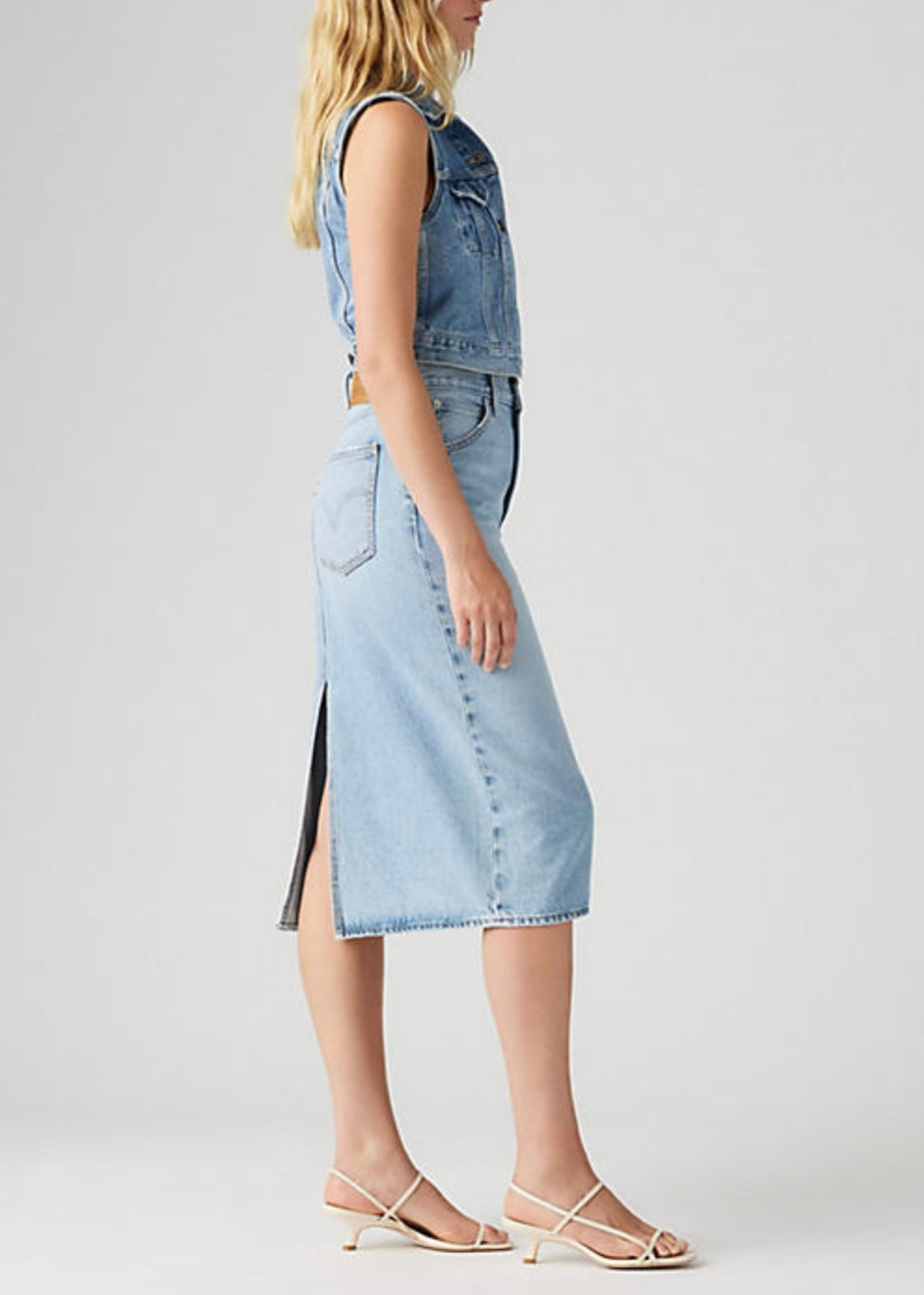HR Back Slit Skirt